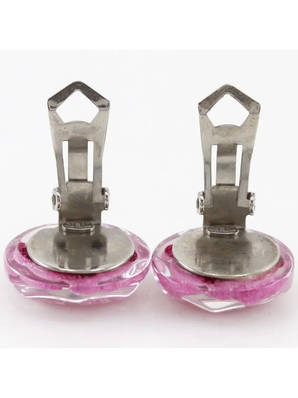 Chanel Camellia Clip-On Earrings #327465C50B